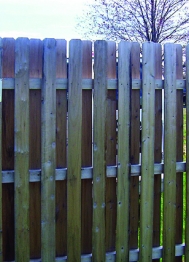 Slat Fence Detail