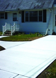 Curved Walk and Driveway