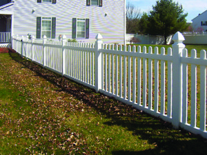 white fence