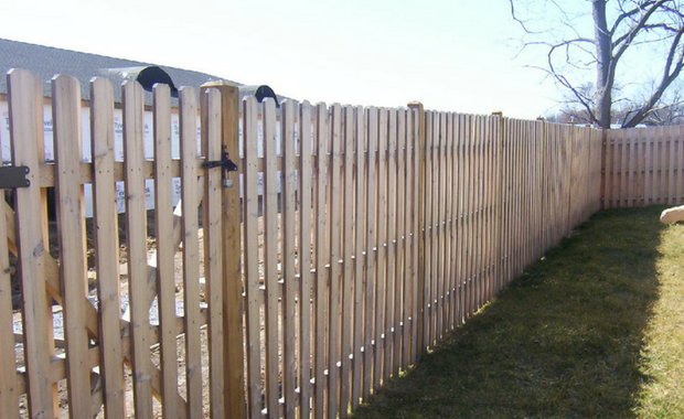 Wood fencing installed by Horner Brothers Fence